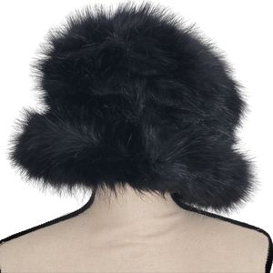 Parkhurst Faux Black Fur Hat - OS